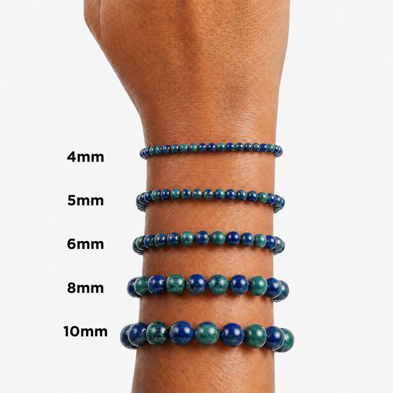 Azurite Bead Bracelet