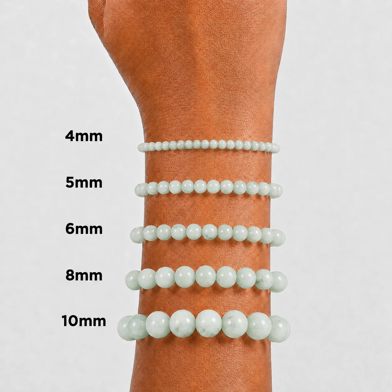 Green Angelite Bead Bracelet