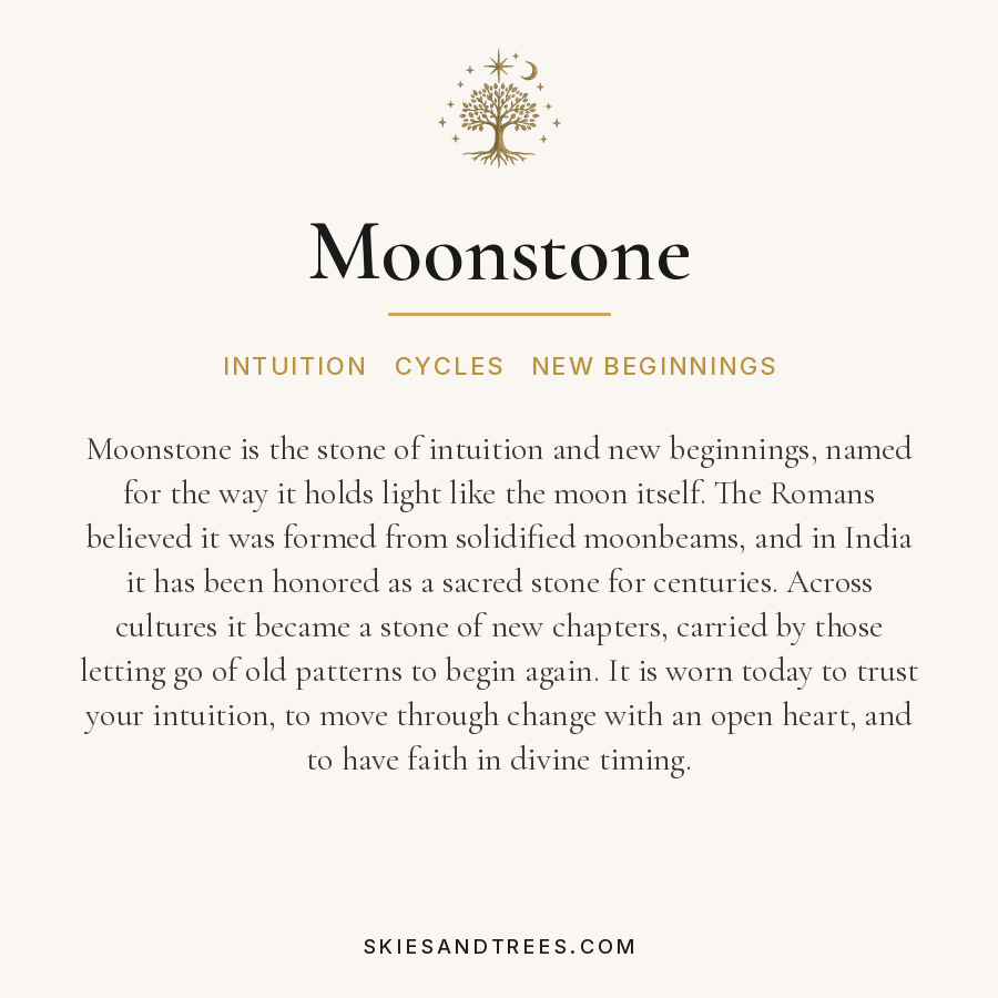 Moonstone Bead Bracelet