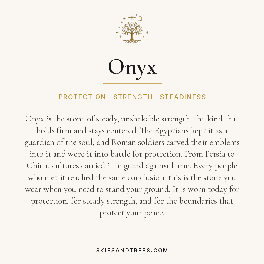 Onyx Bead Bracelet