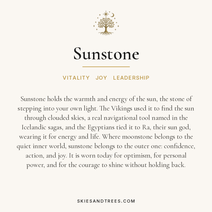 Sunstone Bead Bracelet