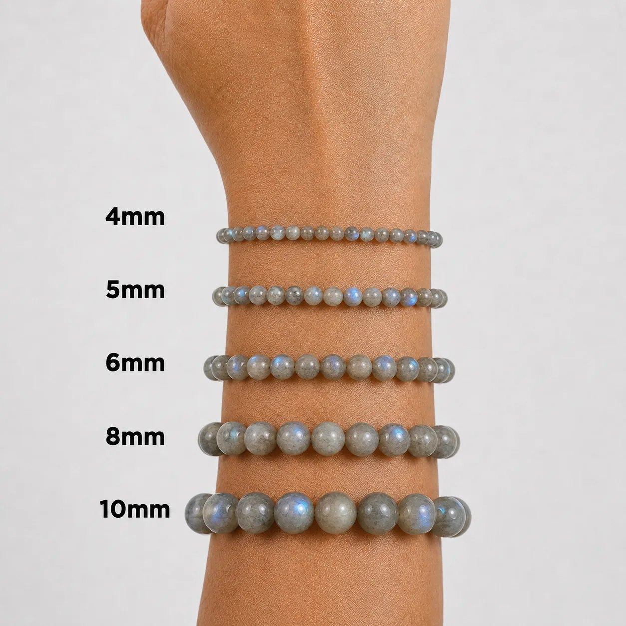 Labradorite Bead Bracelet