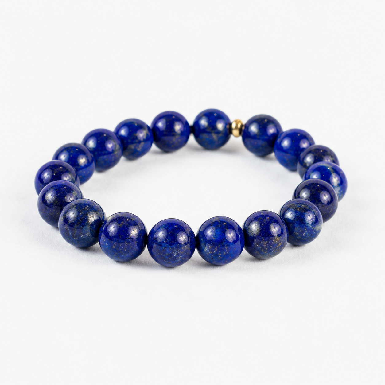Lapis Bead Bracelet